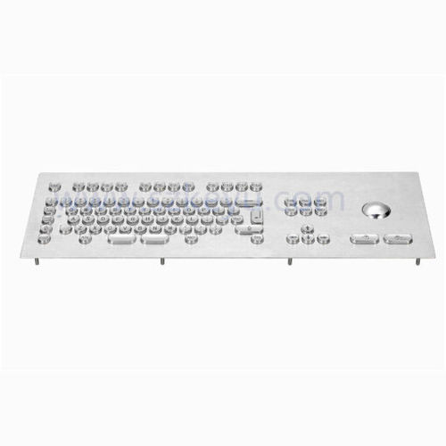 Tastiera metallizzata - KY-PC-S1 - Shenzhen KEYU Co., Ltd  - ad incastro / a tasti meccanici / con mouse integrato a due tasti