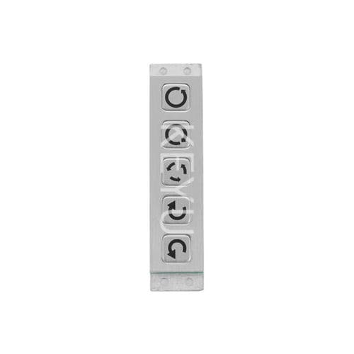 Tastiera numerica di controllo - KY2026 - Shenzhen KEYU Co., Ltd  - 5 tasti / ad incastro / in acciaio inossidabile