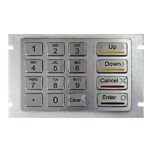Tastiera numerica 16 tasti - KY2145A - Shenzhen KEYU Co., Ltd  - ad incastro / in acciaio inossidabile / in acciaio inossidabile spazzolato