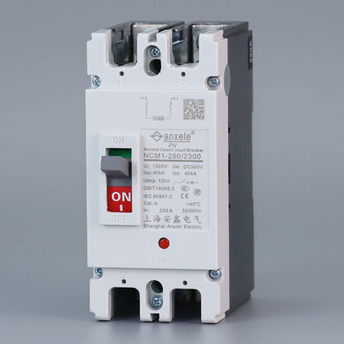 Interruttore automatico con azionamento a molla - NCM1-250DC - SHANGHAI ANSON ELECTRIC TECHNOLOGY CO.,LTD - per sovraintensità / a commutazione / DC