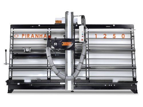 Segatrice a pannelli - Piranha 1250 - Harwi - verticale / per plastica