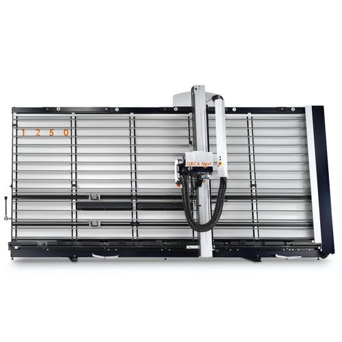 Segatrice a pannelli - Orca 1250 - Harwi - verticale / per plastica / semiautomatica