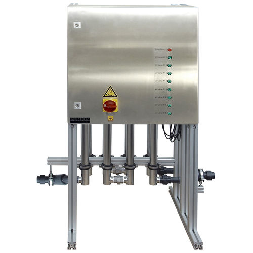 Unità di disinfezione con UV - PURION&reg; PRO MULTIPLANT 2500 / 8 - PURION GmbH - d'acqua