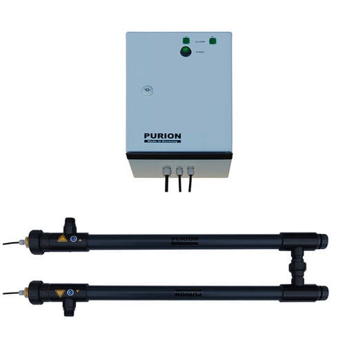 Unità di disinfezione con UV - PURION 2500 DUAL 90 W PVC-U - PURION GmbH - d'acqua
