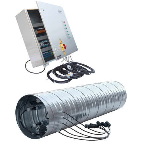 Unità di climatizzazione da soffitto - AIRPURION inline D500 - PURION GmbH - industriale / residenziale / per ufficio