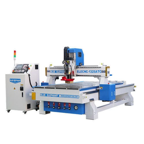 Contornatrice CNC - ELECNC-1325ATC - Jinan Blue Elephant CNC Machinery Co.,Ltd - 3 assi / per metallo / per compositi