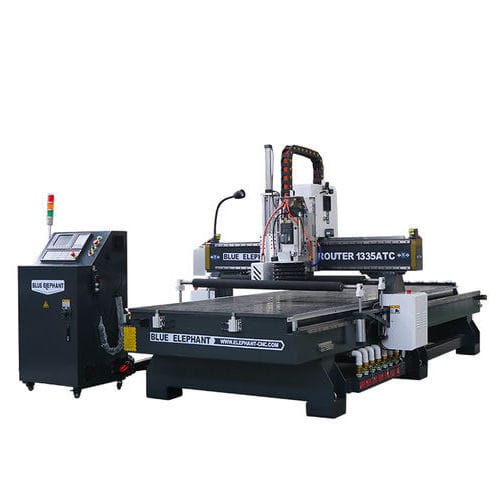 Contornatrice CNC - ELECNC-1335 - Jinan Blue Elephant CNC Machinery Co.,Ltd - 3 assi / con un mandrino / per legno