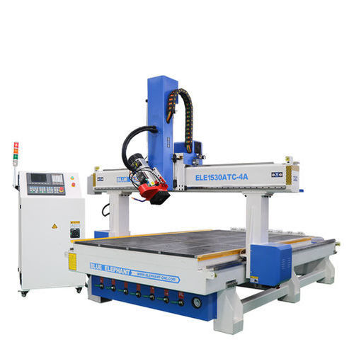 Macchina per incisione a mandrino - ELECNC-1530ATC-4 - Jinan Blue Elephant CNC Machinery Co.,Ltd - per legno / per metallo / per materie plastiche