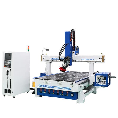 Contornatrice CNC - ELECNC-1530ATC-4A - Jinan Blue Elephant CNC Machinery Co.,Ltd - 4 assi / con un mandrino / a legna