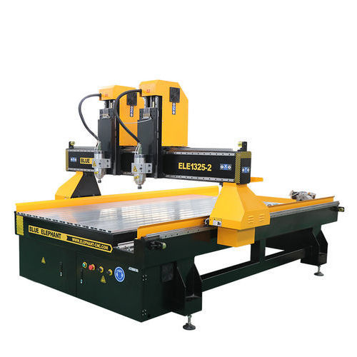 Contornatrice CNC - ELECNC-1325-2S - Jinan Blue Elephant CNC Machinery Co.,Ltd - 3 assi / multimandrino / a legna