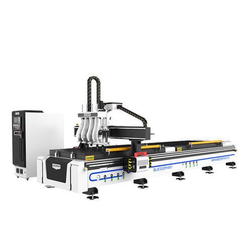 Contornatrice CNC - ELECNC-1325 - Jinan Blue Elephant CNC Machinery Co.,Ltd - 3 assi / a teste multiple / per legno