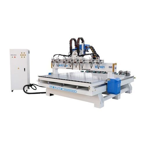 Contornatrice CNC - ELECNC-1821 - Jinan Blue Elephant CNC Machinery Co.,Ltd - 3 assi / multimandrino / per legno