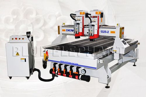 Contornatrice CNC - ELECNC-1325-2 - Jinan Blue Elephant CNC Machinery Co.,Ltd - a 2 teste / per legno / per l'arredamento