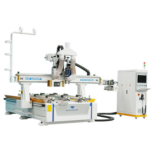 Contornatrice CNC - ELECNC-1325ATC - Jinan Blue Elephant CNC Machinery Co.,Ltd - 3 assi / con un mandrino / per legno
