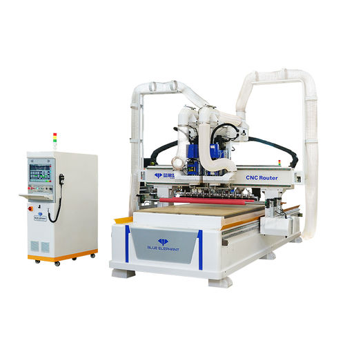 Contornatrice CNC - EK2-1328 - Jinan Blue Elephant CNC Machinery Co.,Ltd - XYZ / a 2 teste / per legno