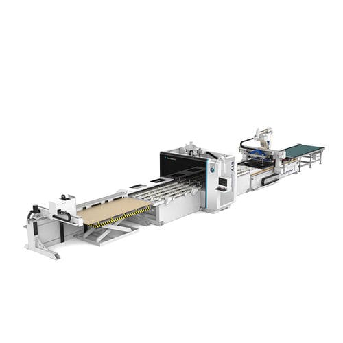 Linea di lavorazione CNC - ET7 - Jinan Blue Elephant CNC Machinery Co.,Ltd - per mobile in legno / perforazione / di taglio
