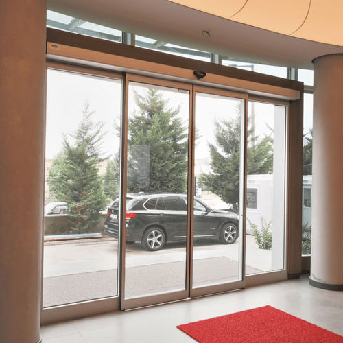 Porta scorrevole - iCat® A110 - Rsa kapi LTD - in alluminio anodizzato / in plastica / per ospedali