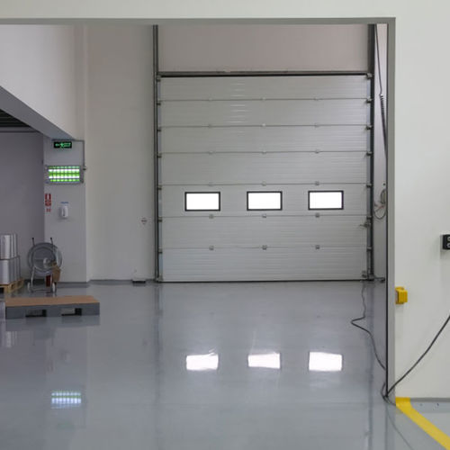 Porta sezionale - iCat® - Rsa kapi LTD - in acciaio / industriale / isolata