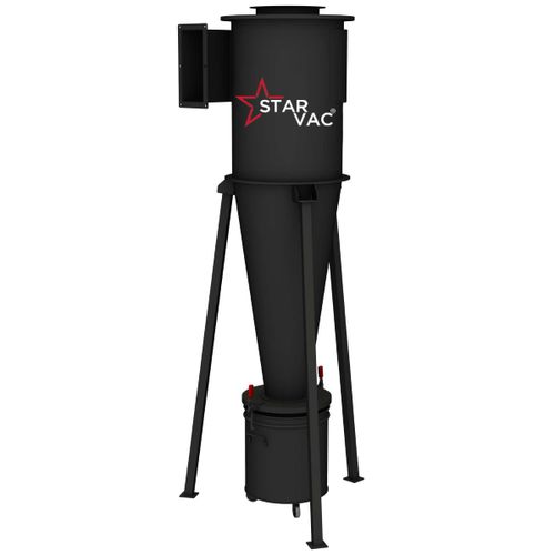 Separatore di particelle - VRC300 - Starvac - inerziale / per l'industria del riciclaggio / verticale
