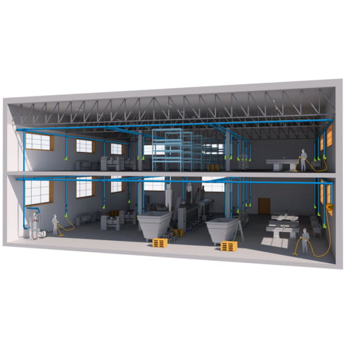 Sistema di aspirazione centralizzata industriale - Starvac - da laboratorio / per liquidi / di trucioli
