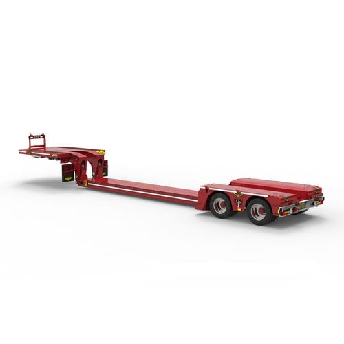 Semirimorchio gooseneck - AGRI - Broshuis BV - extra ribassato / a 2 assi / trainato