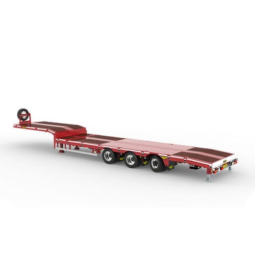 Semirimorchio autotracciante - Broshuis BV - per attrezzatura industriale / per veicolo / a 3 assi