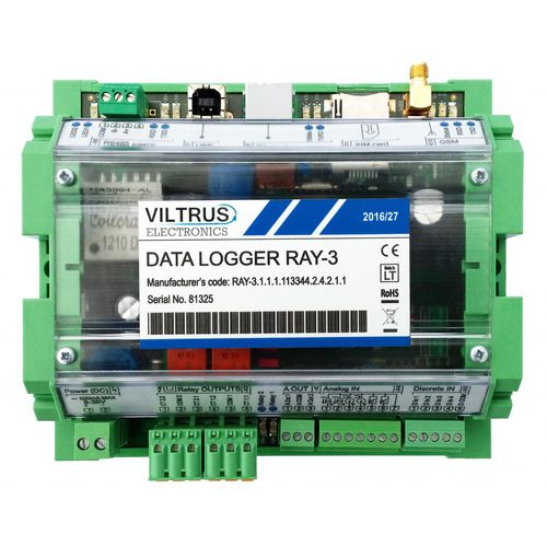 Data logger di corrente - RAY-3 - JSC Viltrus - di tensione / antifurto / USB