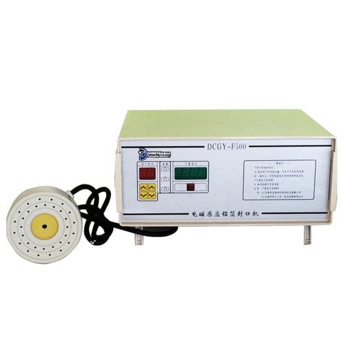 Sigillatrice a induzione - DGYF-500 - Shandong Dongtai Machinery Manufacturing Co., Ltd. - semiautomatica / per sacco a fondo circolare / per prodotti fitosanitari