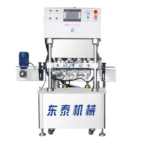 Incapsulatrice lineare - SFZK-4 - Shandong Dongtai Machinery Manufacturing Co., Ltd. - automatica / sottovuoto / per bottiglie