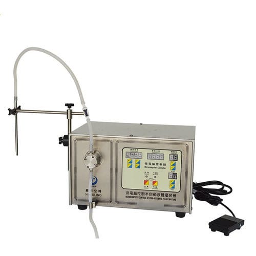 Riempitrice elettromagnetica - SF-II series - Shandong Dongtai Machinery Manufacturing Co., Ltd. - semiautomatica / per bottiglie in vetro / per bottiglie in plastica