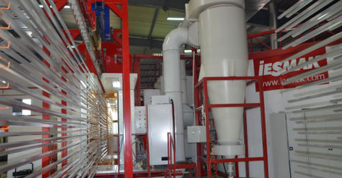 Separatore di particelle - İSTANBUL ELECTROSTATICS - inerziale / in alluminio / per linea di verniciatura
