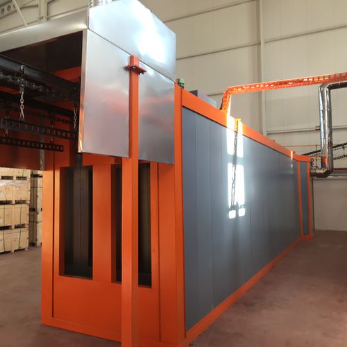Forno a tunnel - U TYPE TUNNEL OVENS - İSTANBUL ELECTROSTATICS - di cottura / di verniciatura a polvere