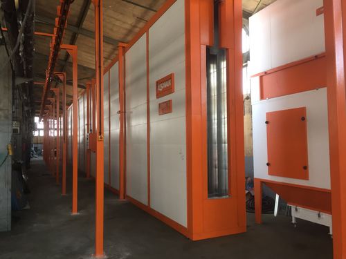 Forno a tunnel - TUNNEL OVENS - İSTANBUL ELECTROSTATICS - di verniciatura a polvere