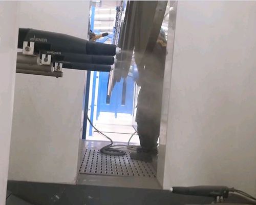 Cabina di verniciatura chiusa - İSTANBUL ELECTROSTATICS - per costruzione metallica / a filtro / compatta