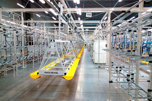 Postazione di lavoro per assemblaggio - Overhang - PIBRA - Industrial Solutions - ergonomica / modulare