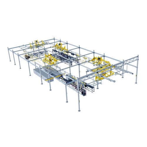 Sistema di trasporto per applicazioni industriali - HLS XL - PIBRA - Industrial Solutions - industriale / di trasporto / per pezzi piccoli