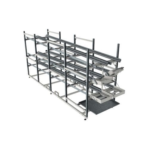 Scaffale di stoccaggio - Dynamic box - PIBRA - Industrial Solutions - a rulli