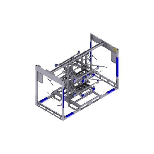 Accatastatore per movimentazione - PIBRA - Industrial Solutions - di posizionamento / di lastre / di container