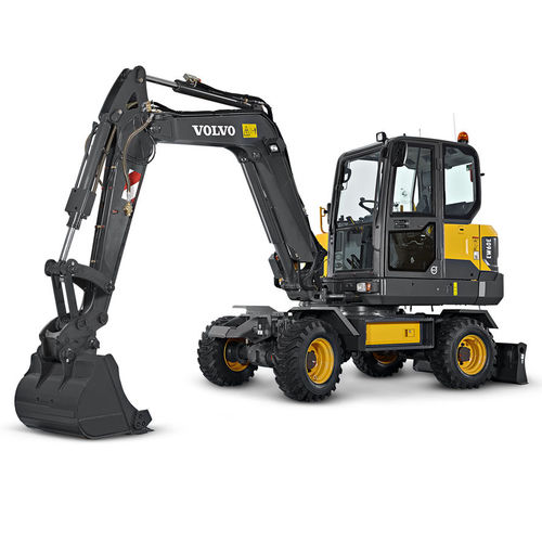 Miniescavatore - EW60E - Volvo Construction Equipment - su ruote / diesel / per cantiere di costruzione