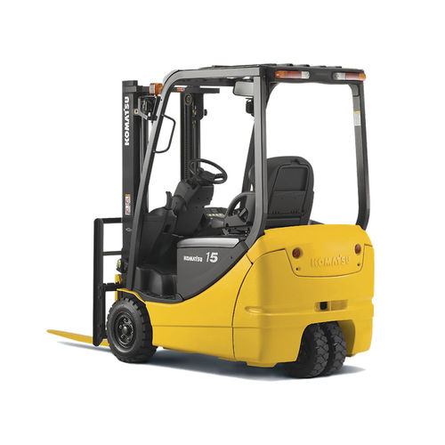 Carrello elevatore elettrico - AM50 series - Komatsu Construction and Mining Equipment - con conducente seduto / per movimentazione / per uso esterno
