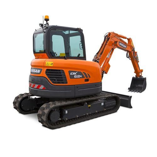 Miniescavatore - DX62R-7 - DAEWOO Construction Equipment Division - cingolato / diesel / per cantiere di costruzione