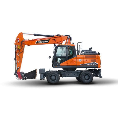 Escavatore di grandi dimensioni - DX210W-7 - DAEWOO Construction Equipment Division - su ruote / diesel