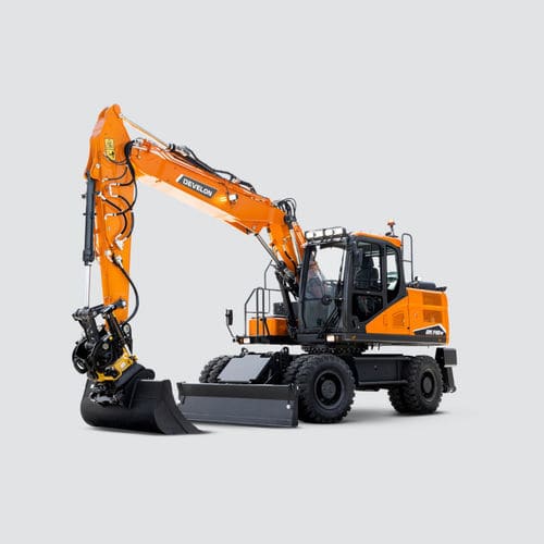 Miniescavatore - DX140W-7 - DAEWOO Construction Equipment Division - su ruote / diesel