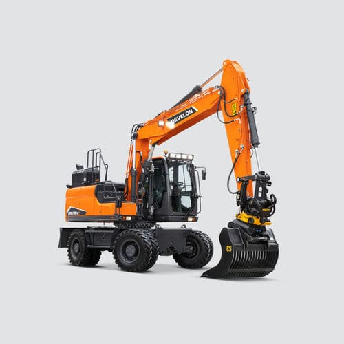 Escavatore intermedio - DX170W-7 - DAEWOO Construction Equipment Division - su ruote / diesel