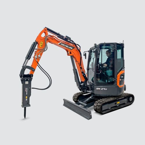 Escavatore mini - DX27Z - DAEWOO Construction Equipment Division - cingolato / Tier 3 / per cantiere di costruzione