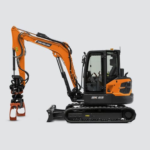 Miniescavatore - DX63-7 - DAEWOO Construction Equipment Division - cingolato / Tier 3 / per cantiere di costruzione