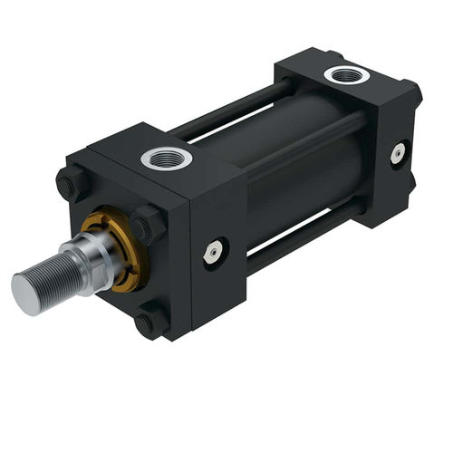 Cilindro ad uso industriale - HMIF S&eacute;ries - Parker Cylinder Division Europe - idraulico / a effetto semplice / ISO 6020