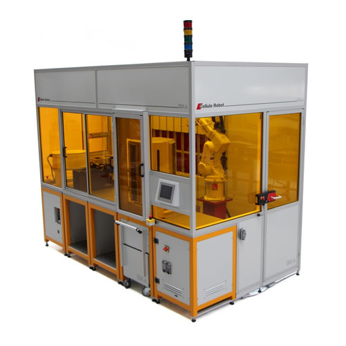 Cella robotizzata di scarico - CLA robot cell - CLA Clinical Laboratory Automation SA - di carico / di misura / per centro di lavorazione