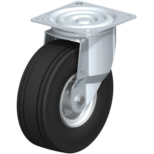 Ruota girevole - L-VLE series - Blickle Räder+Rollen GmbH u. Co. KG - con piastra girevole / con cuscinetto a sfere / con anelli ammortizzatori