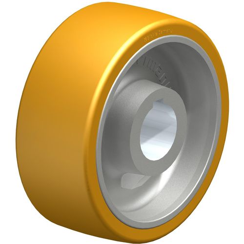 Ruota con fascia - GTHN series - Blickle Räder+Rollen GmbH u. Co. KG - rivestita con vernice poliuretanica / in ghisa / per carichi pesanti